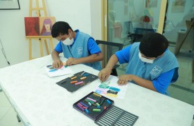 ناشئة الثميد يصقلون مهاراتهم بورش فنية ومهارات رياضية في برامج وورش تنمي ملكات الأبداع لديهم