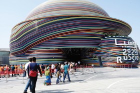 الجناح الروسي في إكسبو2020 دبي يعرض للزوار قطعا نادرة من «فابرجيه»