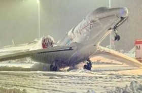 طائرة تجمدت بمكانها في مطار ميونيخ المشلول