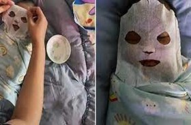 تصنع قناعاً من حليب صدرها لعلاج بثور طفلها