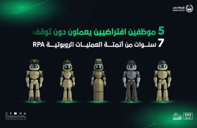  5 موظفين افتراضيين يعملون دون توقف في شرطة دبي 