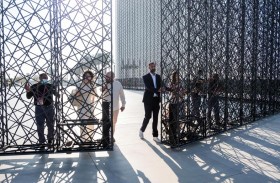 المهندس المعماري آصف خان، كان وراء تصميم البوابات المميزة العملاقة