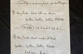 نسخة بخط اليد لـ هي جود بـ910 آلاف دولار 