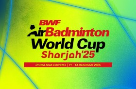 الشارقة تستضيف النسخة الافتتاحية لكأس العالم للريشة الطائرة في الهواء لعام 2025