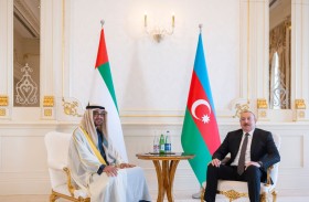 رئيس الدولة ورئيس أذربيجان يبحثان تعزيز علاقات البلدين وعدداً من القضايا الإقليمية والدولية 