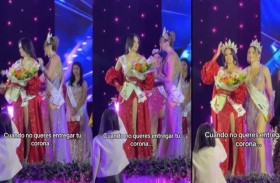 ملكة جمال ترفض تسليم التاج لخليفتها