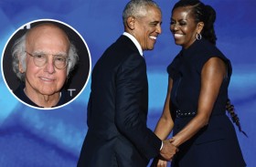 عائلة أوباما ولاري ديفيد يتعاونان في مسلسل كوميدي 