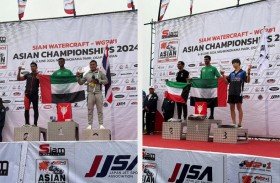 شرطة دبي تحرز 3 ميداليات في كأس  آسيا للدراجات المائية باليابان