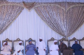 سعيد بن طحنون يعزي بوفاة إبراهيم بن شمل المعمري في العين
