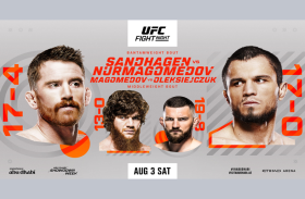 شهدت أبوظبي أجواء حماسية في بطولة ليلة النزال UFC: ساندهاغن ضد نور محمدوف مع انتصارات حققها كل من عمر نورمحمدوف وشارا ماغوميدوف ومايكل كييزا وغيرهم