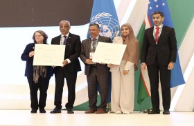 هيئة البيئة - أبوظبي تحصد جائزتي «أبطال المحافظة على الأنواع المهاجرة»  