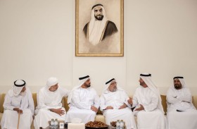 سيف بن زايد يعزي في وفاة وديمة حمد مبارك المنصوري