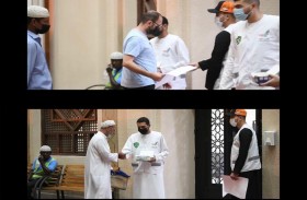 فريق الصقور التطوعي بنادي الإمارات يشارك في مبادرة مساجدنا آمنة