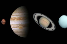 المشتري وزحل في مشهد لم يحدث منذ 800 عام
