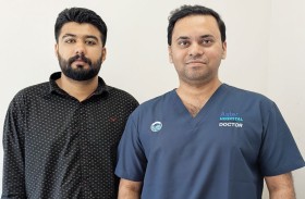 مقيم في دبي يتلقى علاجاً ناجحاً  لمرض  نادر في الأوردة بمستشفى أستر المنخول