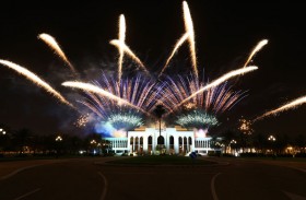 بلدية مدينة العين تحتفل بعيد الاتحاد الـ 51 بعروض الدرون و الألعاب النارية