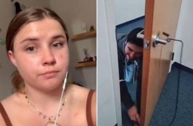 فتاة تمنع هجوماً في الفندق بحيلة