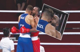 استبعاد الملاكم المغربي بعلا لِعَضِه أذن خصمه 