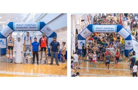 300 مشارك في جري الزاهية الداخلي بالشارقة 