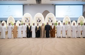 خالد بن محمد بن زايد يحضر حفل استقبال بمناسبة زفاف عبدالعزيز وعبدالله نجلي فيصل عبدالعزيز البناي