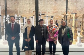 وفد من «دبي للثقافة» في افتتاح الجناح الوطني في بينالي البندقية 2022