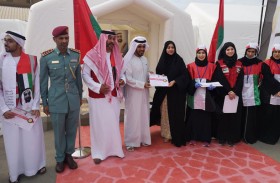 برنامج الشيخة فاطمة للتطوع يدشن المستشفى الميداني لعلاج العمال في رأس الخيمة