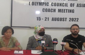 انطلاق معسكر المجلس الأولمبي الآسيوي للشباب في رياضة الغطس 