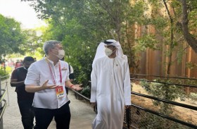 ثاني الزيودي يزور أجنحة باكستان وسنغافورة وإسرائيل في إكسبو 2020 دبي
