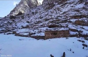 الثلوج تغطي سانت كاترين بسيناء