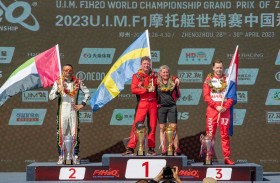 آندرسون بطلاً وأبوظبي 1 وصيفاً في المرحلة الثانية من مونديال زوارق الفورمولا1