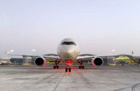 الاتحاد للطيران تستقبل  أحدث طائراتها من طراز A350