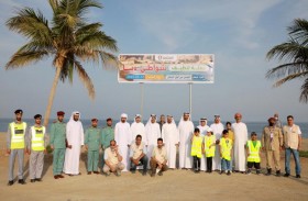 حملة تنظيف شاطئ الفقيت في دبا الفجيرة 