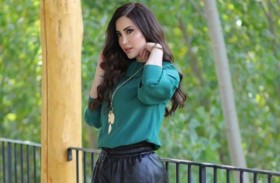 نسرين طافش بإطلالة لافتة بالأسود