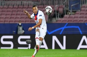 الإعصار مبابي وفى بوعده لمدربه 