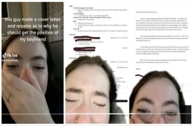 شاب يتقدم بسيرته الذاتية عبر الايميل لفتاة تعجبه