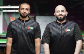 ذهبية وبرونزية للإمارات في بطولة كأس الاتحاد العربي للبلياردو
