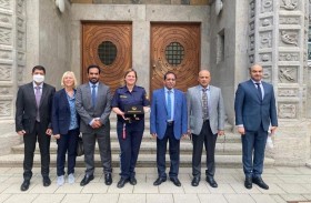 وفد شرطة رأس الخيمة يزور المعرض الشرطي GPEC في ألمانيا