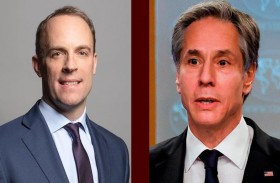 وزير الخارجية الأميركي يلتقي نظيره البريطاني 