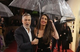 جورج كلوني يتألق مع زوجته أمل علم الدين في لندن