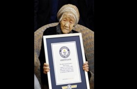 أكبر معمرة تحتفظ برقمها القياسي