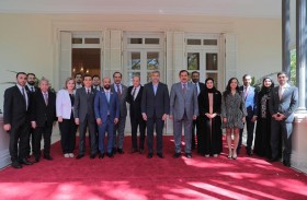 رئيس الباراغواي يستقبل صقر غباش ويؤكد الحرص على تطوير العلاقات الثنائية بين البلدين 