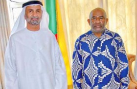 رئيس جزر القمر يستقبل الجروان ويشيد بجهود الإمارات الإنسانية والتنموية