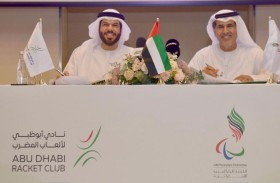 «البارالمبية الوطنية» و«أبوظبي لألعاب المضرب» يوقعان مذكرة تفاهم