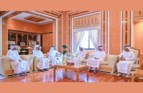 حميد بن راشد يستقبل وزير الطاقة والبنية التحتية