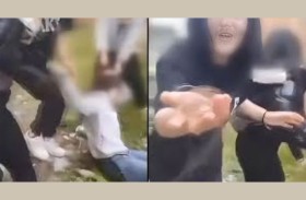 فيديو صادم لانتقام مراهقات من زميلتهن 