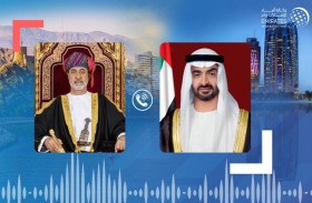 محمد بن زايد وسلطان عمان  يتبادلان هاتفيا التهاني بعيد الفطر