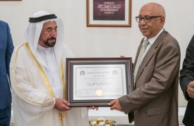 حاكم الشارقة يتسلم الدكتوراة الفخرية في الدراما من جامعة السودان للعلوم والتكنولوجيا