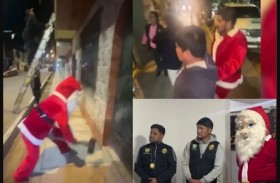 سانتا كلوز  يقبض على تجار مخدرات