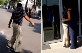 يُصرّ على إيصال ابنته للامتحان رغم إصابته في حادث