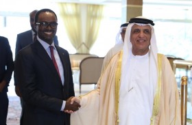 حاكم رأس الخيمة يستقبل سفير رواندا